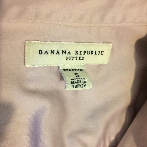 Banana republic fitted lavender 3/4 slv blouse szS - Picture 2 of 6